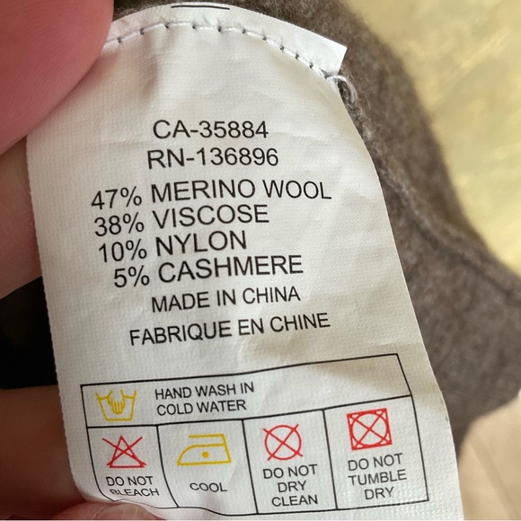 Funsport Merino and Cashmere Blend Longline Cardigan - Picture 5 of 7